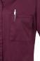 Preview: KARLOWSKY Essential | Damen Kurzarm-Kasack (aubergine) KS63